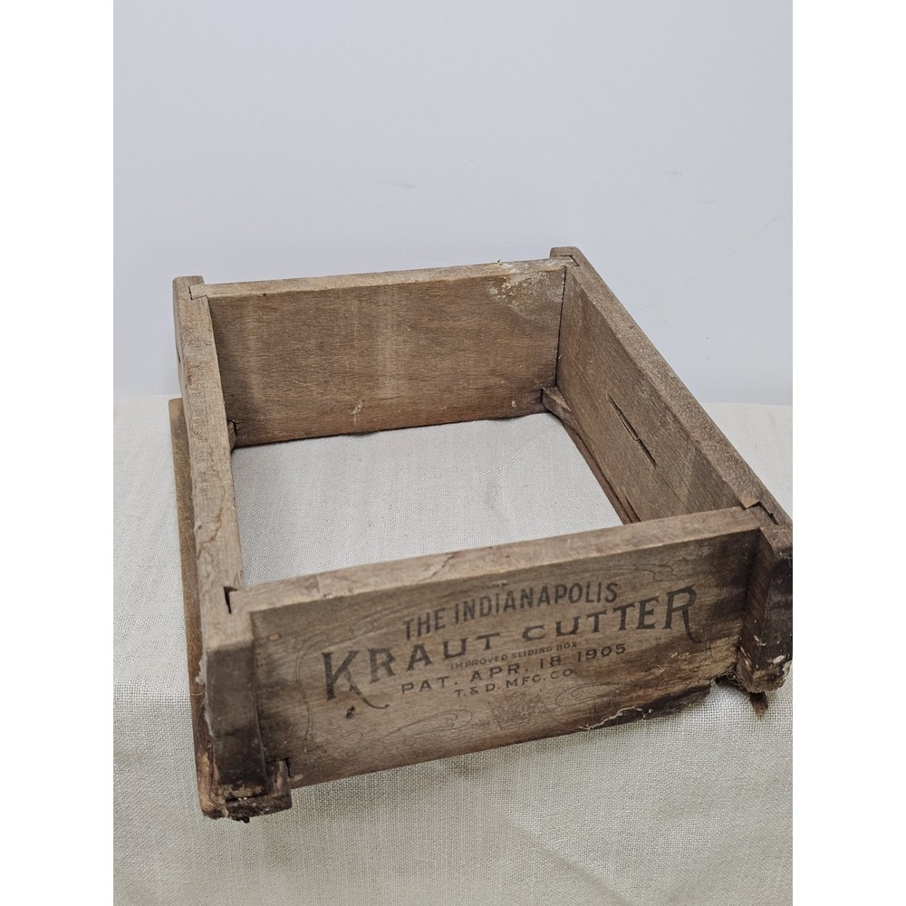 Vintage Kraut Cutter Wood Frame